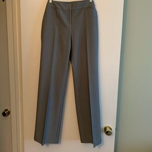ALFANI Trouser Pants ~SIZE 8 ~Gray Subtle Stripe ~Work Wear, Academia, Classy